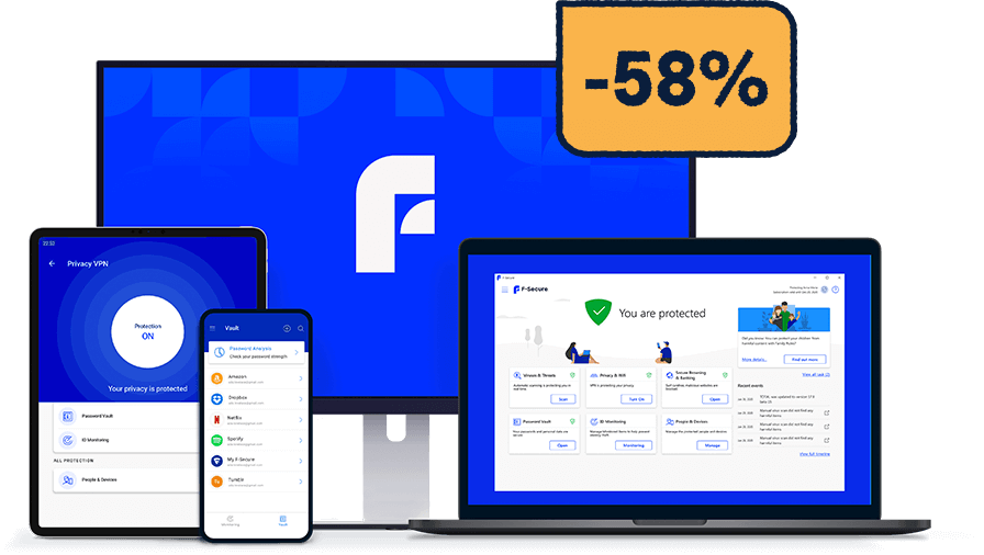 F‑Secure VPN — One click to online privacy