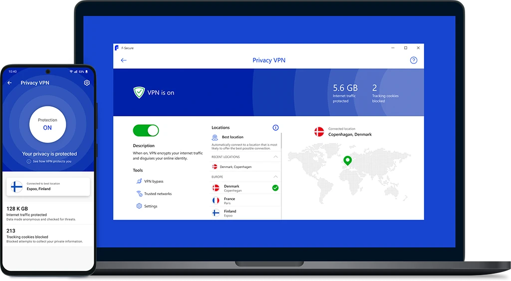 F‑Secure VPN — One click to online privacy