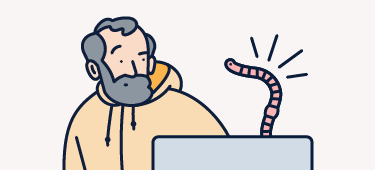 What is a computer worm?